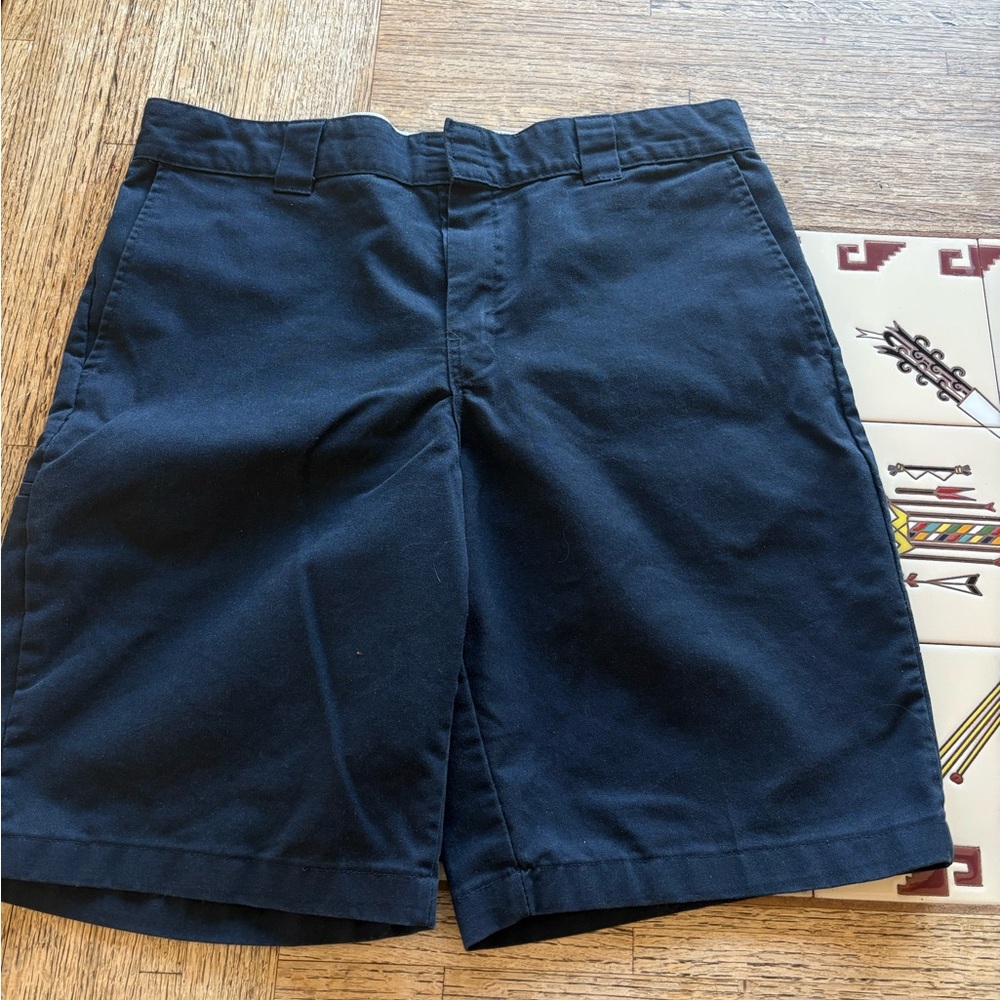 Dickies Men's Dark Blue Flat Front Shorts 36"
